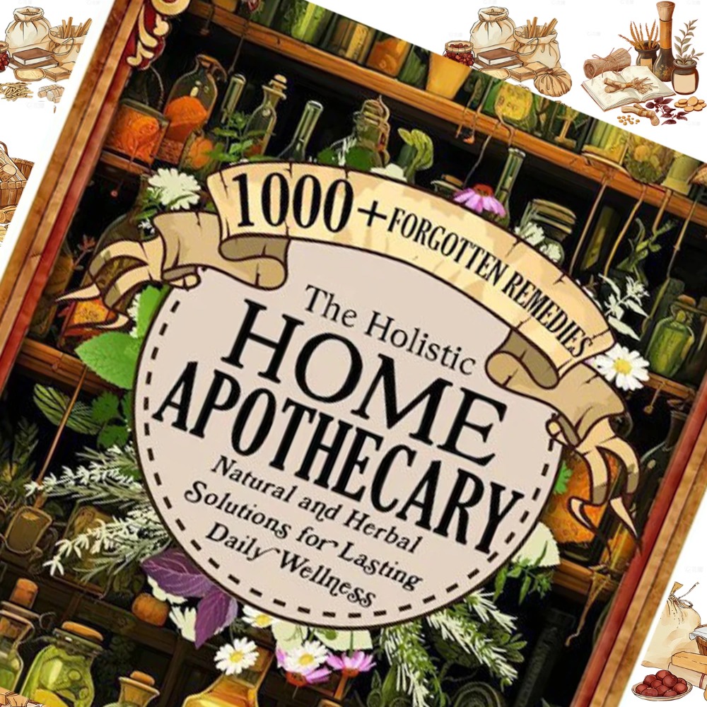 Herbal Wellness For You - 1000+ Forgotten Apothecary Recipes Remedies Book,