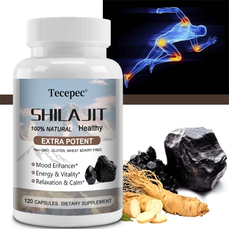 Herbal Wellness Water - Shilajit & Ginseng Capsules, Mineral Herbal