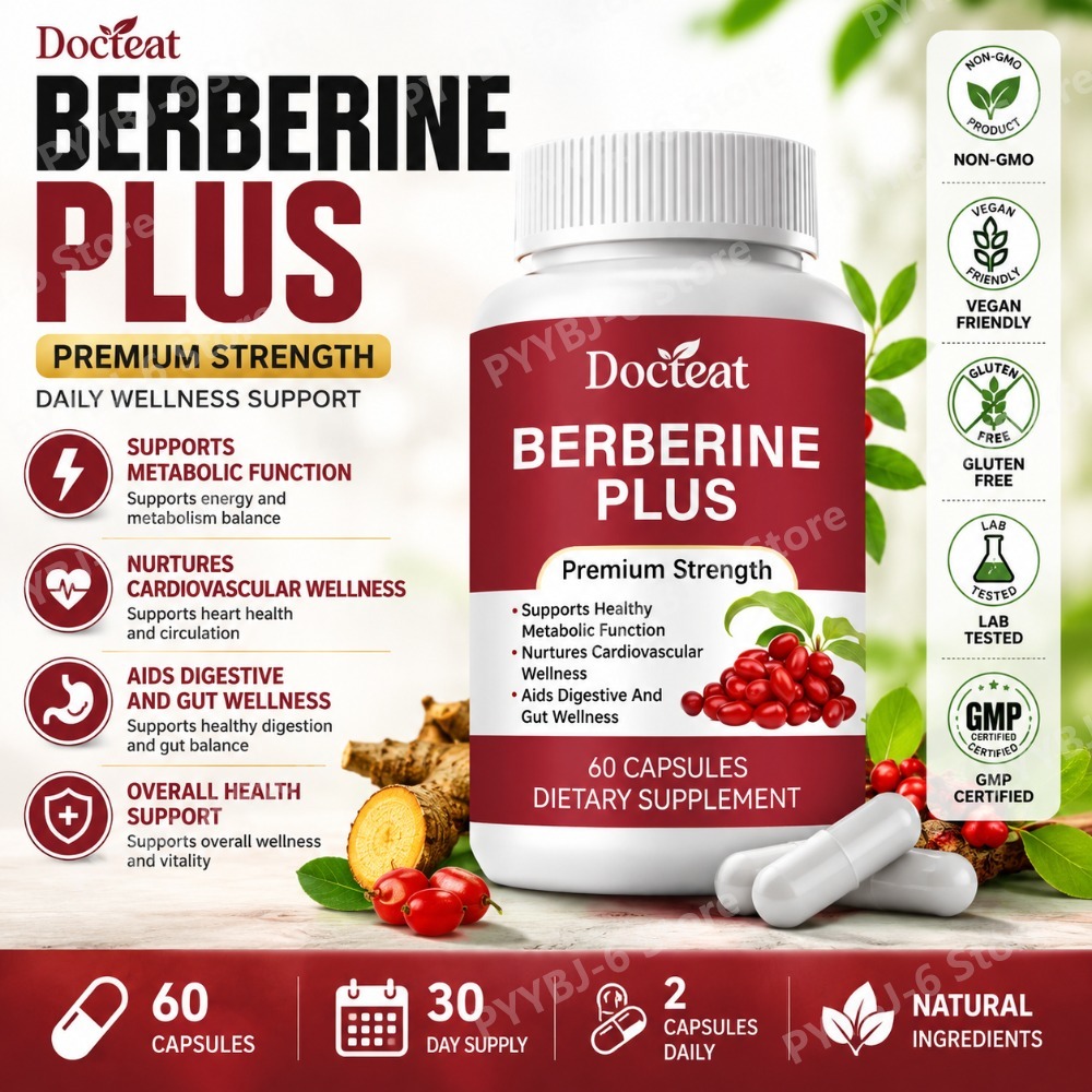 Berberine Plus Supplement 60Ca - Herbal Wellness For You ulasan dan harga
