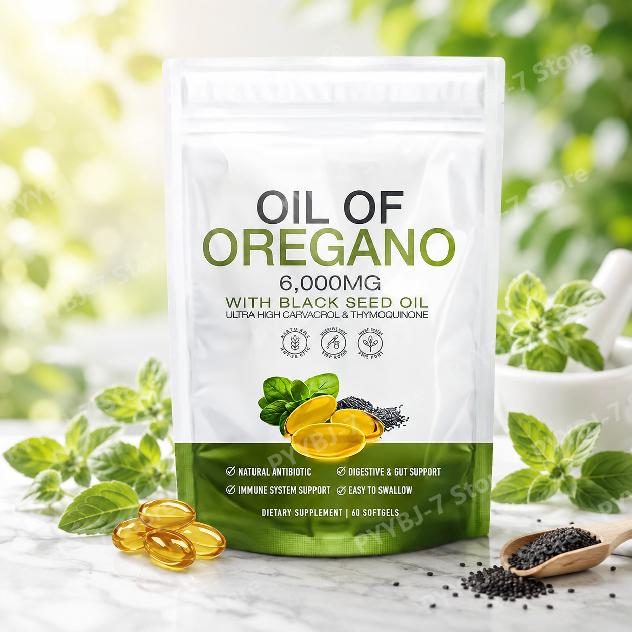 Oregano Oil with Black Seed Oi - Herbal Wellness For You ulasan dan harga