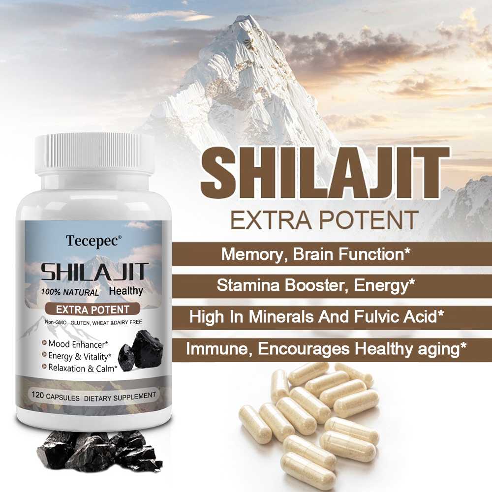 Shilajit & Ginseng Capsules, M - Herbal Wellness Water ulasan dan harga