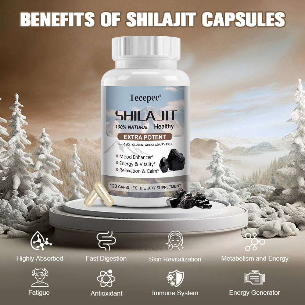 Shilajit & Ginseng Capsules, M - Herbal Wellness Water ulasan dan harga