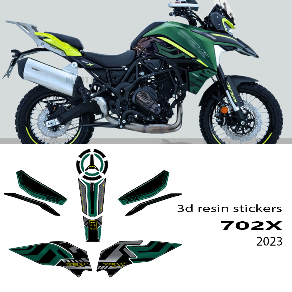3D Sticker Trk702x Motorcycle  - Wellness X ulasan dan harga